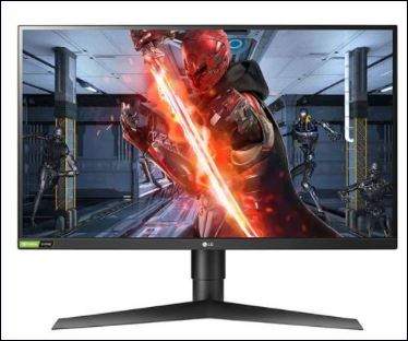 LG 27" (16:9) QHD NANO IPS LED, HDMI, DP, 1MS, 144Hz, G/SYNC, HDR10, H/ADJ, VESA