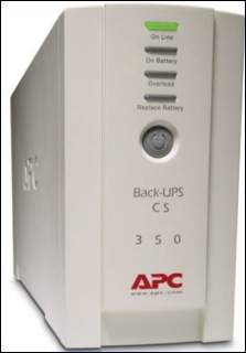 APC STANDBY BACK-UPS (CS), 350VA, IEC(4), USB, SERIAL, 2YR WTY (BK350EI)