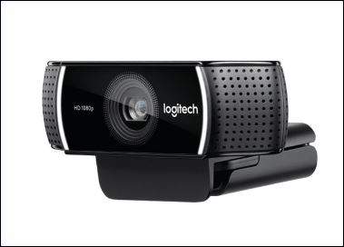 Logitech C922 Webcam - 60 fps - USB 2.0 - 1920 x 1080 Video - Auto-focus - Microphone