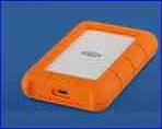 LACIE RUGGED 2.5" 4FT DROP RESISTANT 1TB USB-C, 2YR