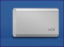 LACIE 2TB PORTABLE USB 3.1 GEN 2 TYPE-C EXTERNAL SSD V2