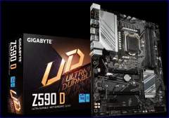 GIGABYTE Z590 D, 1200, 4XDDR4  , 6xSATA, USB3.1, ATX, 3YR